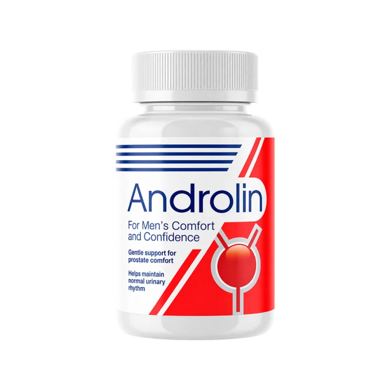 Androlin bottle of capsules, front label
